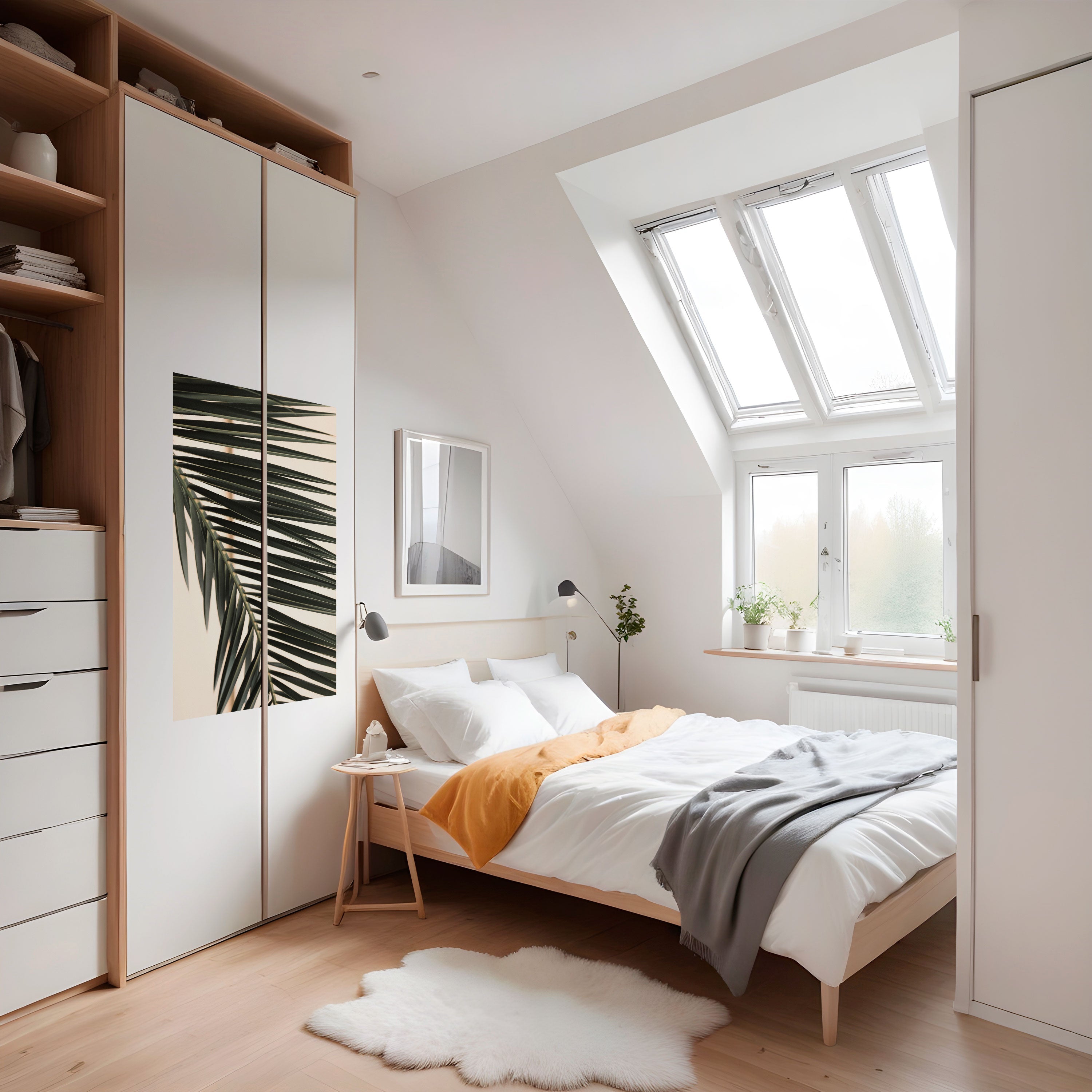 Affiche verticale autocollante Palm Symphony