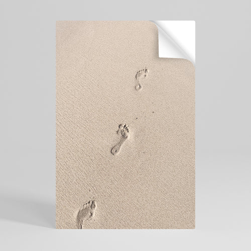 BEACH BOUND PATHWAYS Peel and Stick Vertical Poster