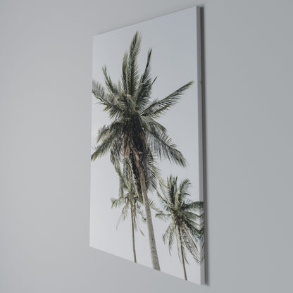 PALM PARADISE SIGHT Vertical Canvas Print
