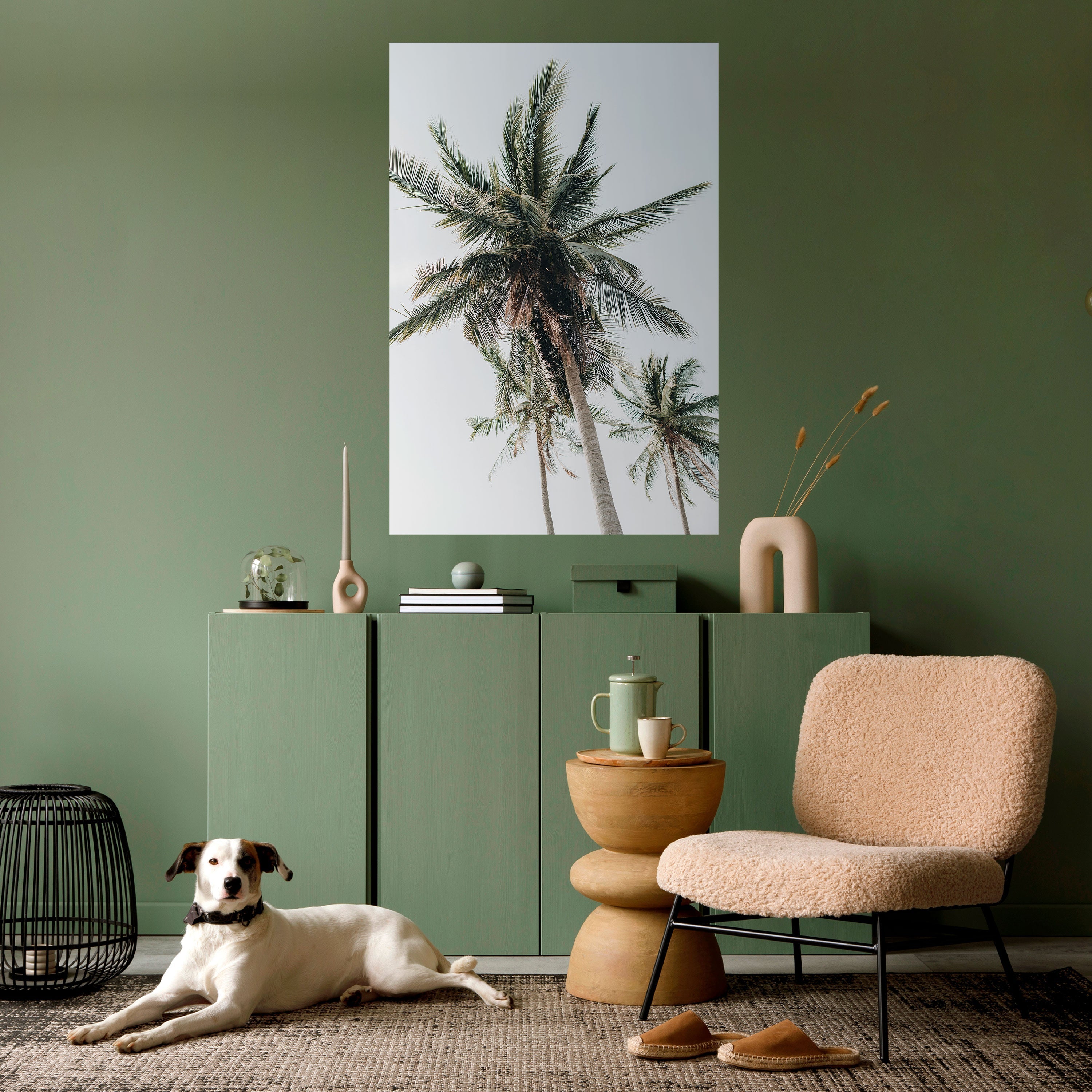 Affiche verticale autocollante « PALM PARADISE SIGHT »