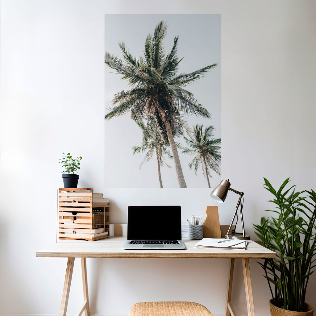 Affiche verticale autocollante « PALM PARADISE SIGHT »