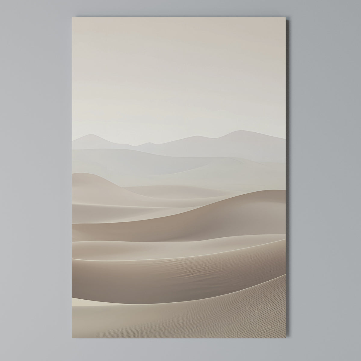SUBTLE SANDS Vertical Canvas Print