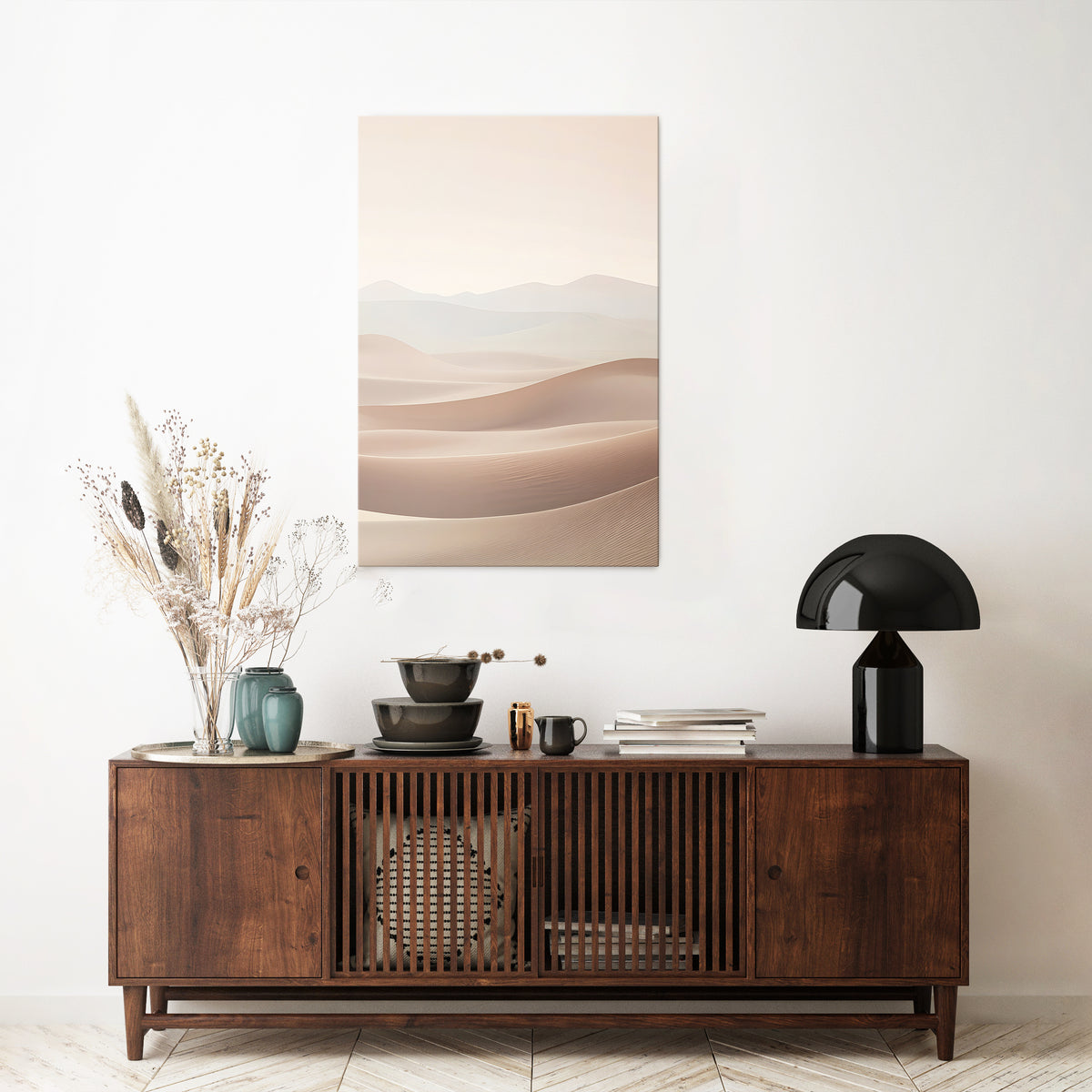SUBTLE SANDS Vertical Canvas Print