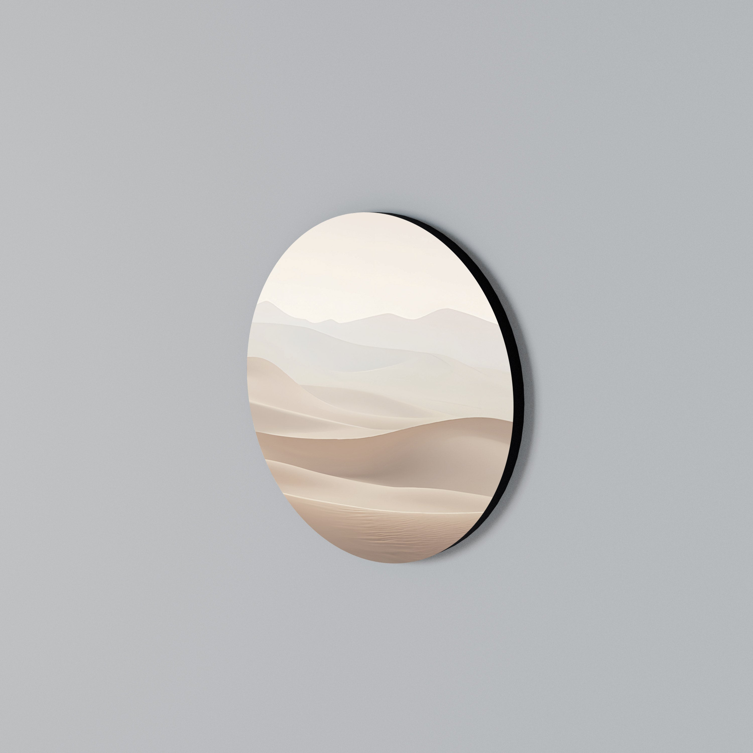 SUBTLE SANDS Round Wall Art
