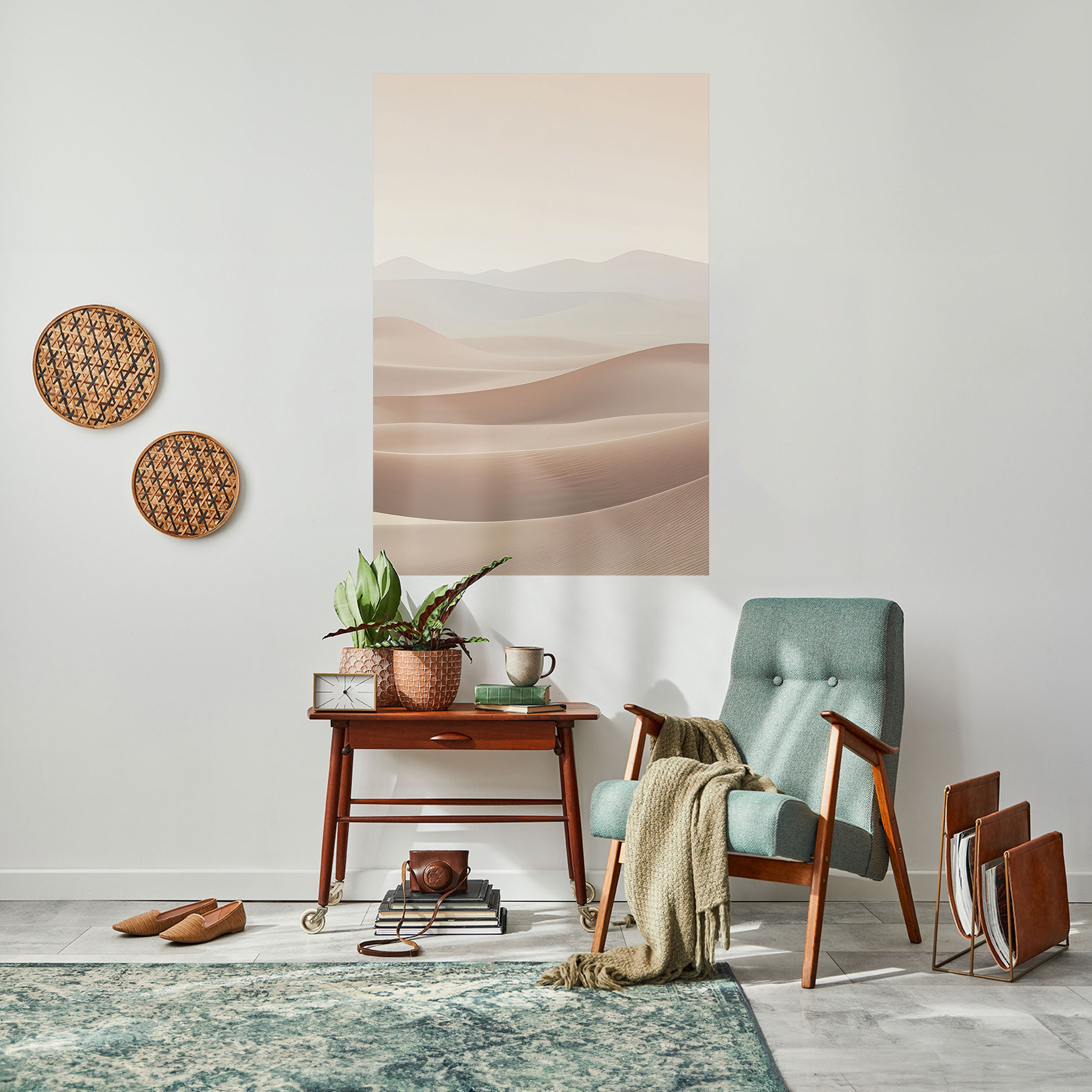 Affiche verticale autocollante « SABLES SUBTILES »