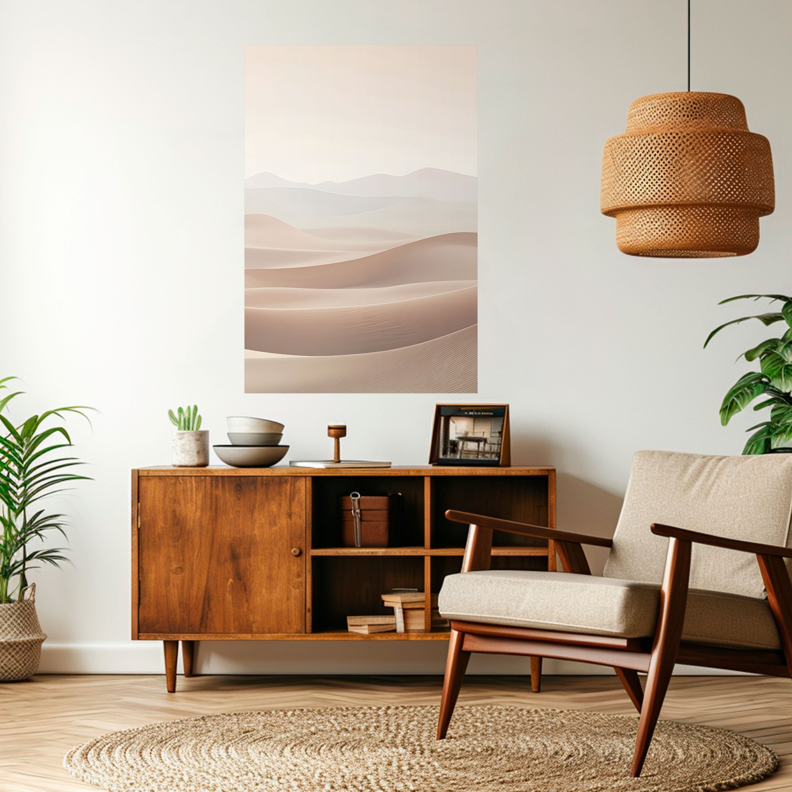 Affiche verticale autocollante « SABLES SUBTILES »