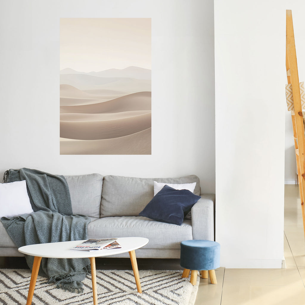 Affiche verticale autocollante « SABLES SUBTILES »