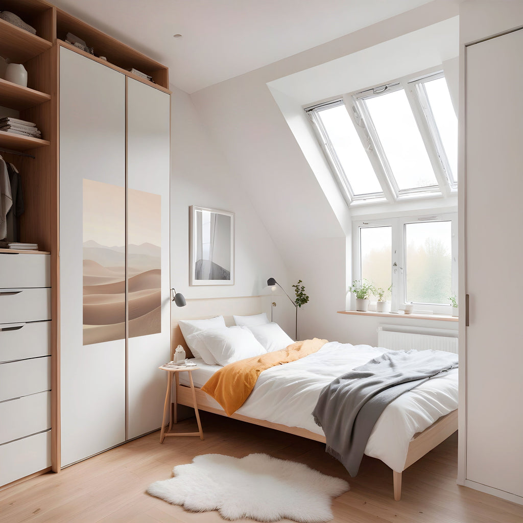 Affiche verticale autocollante « SABLES SUBTILES »