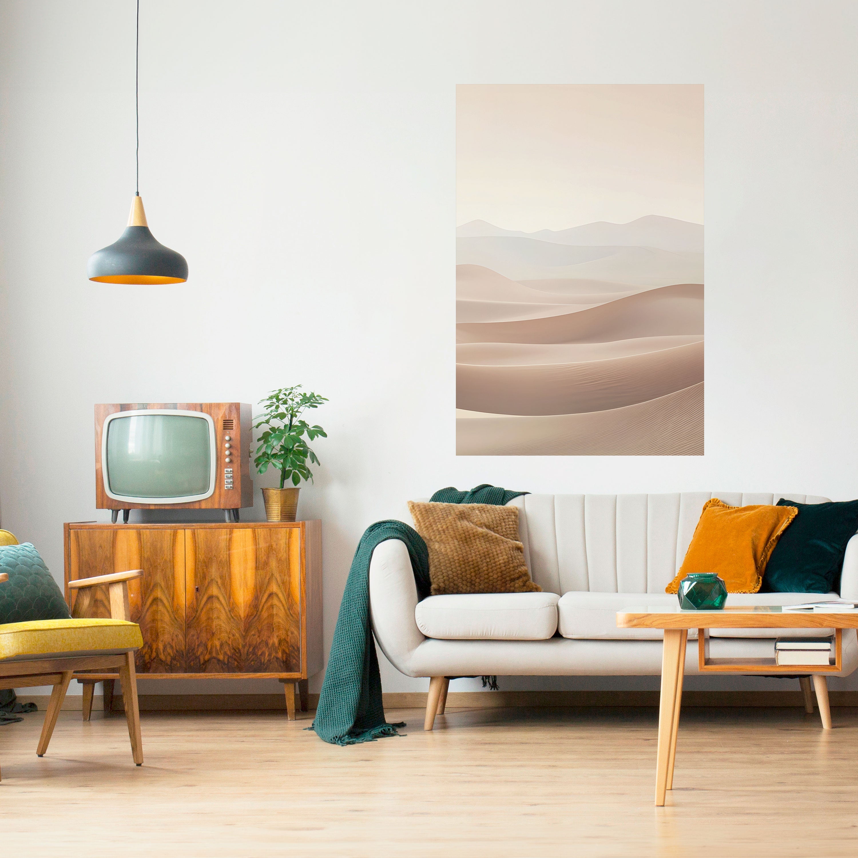 Affiche verticale autocollante « SABLES SUBTILES »