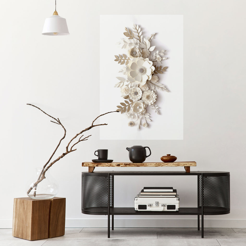 Affiche verticale autocollante « BLUSHING BOUQUET »