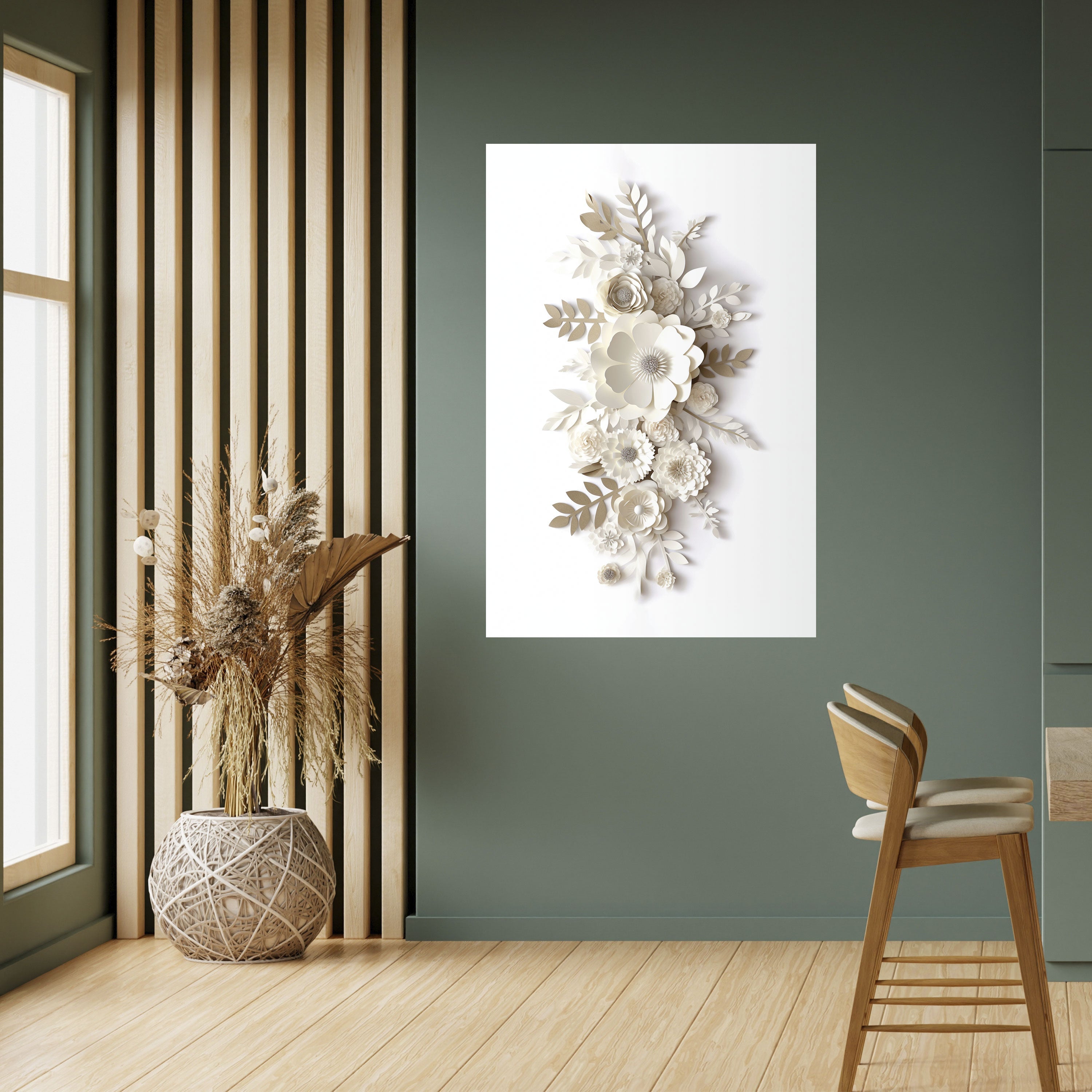 Affiche verticale autocollante « BLUSHING BOUQUET »