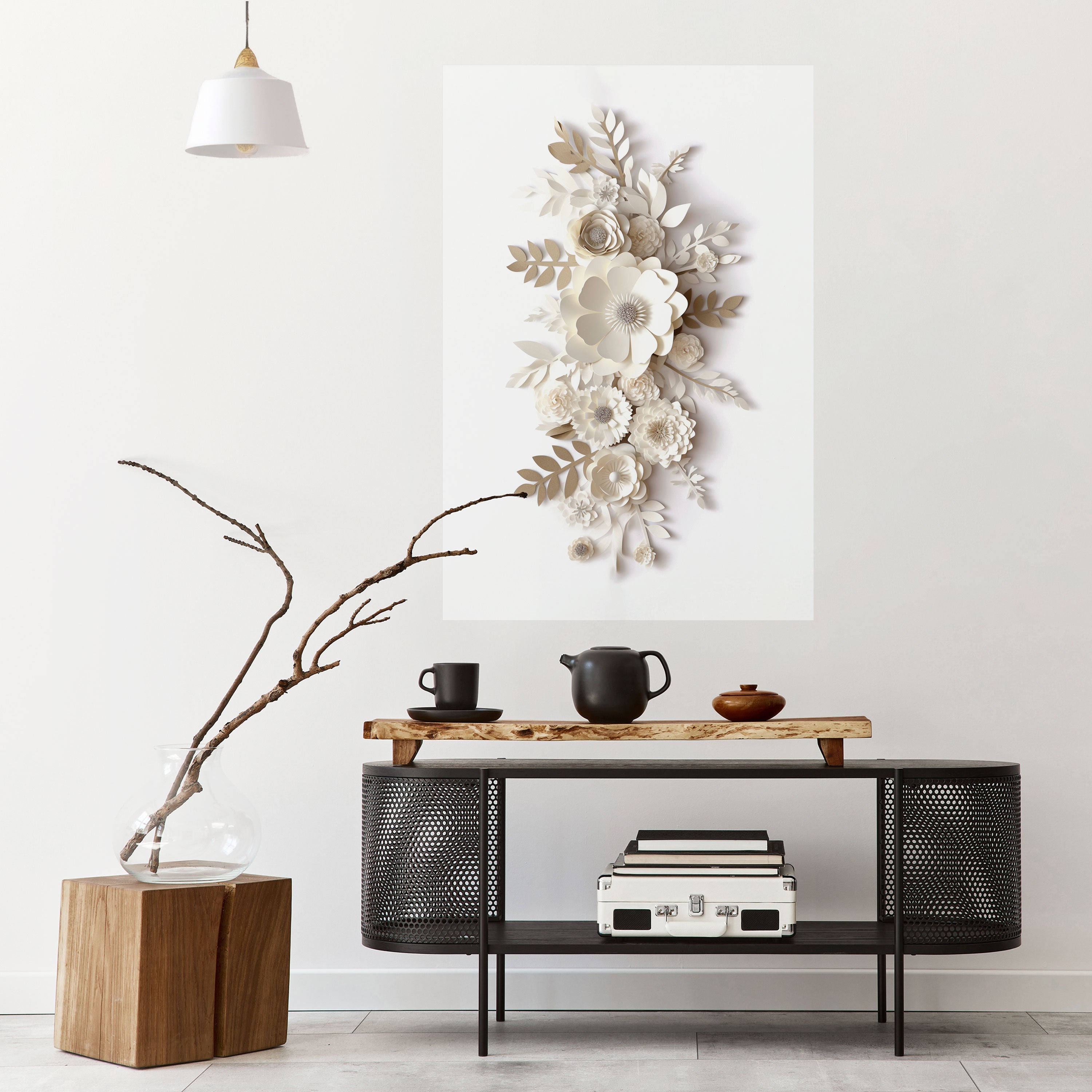 Affiche verticale autocollante « BLUSHING BOUQUET »