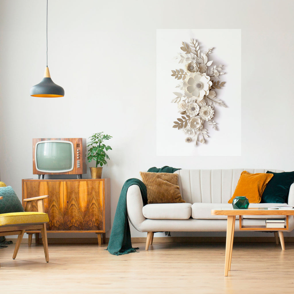 Affiche verticale autocollante « BLUSHING BOUQUET »