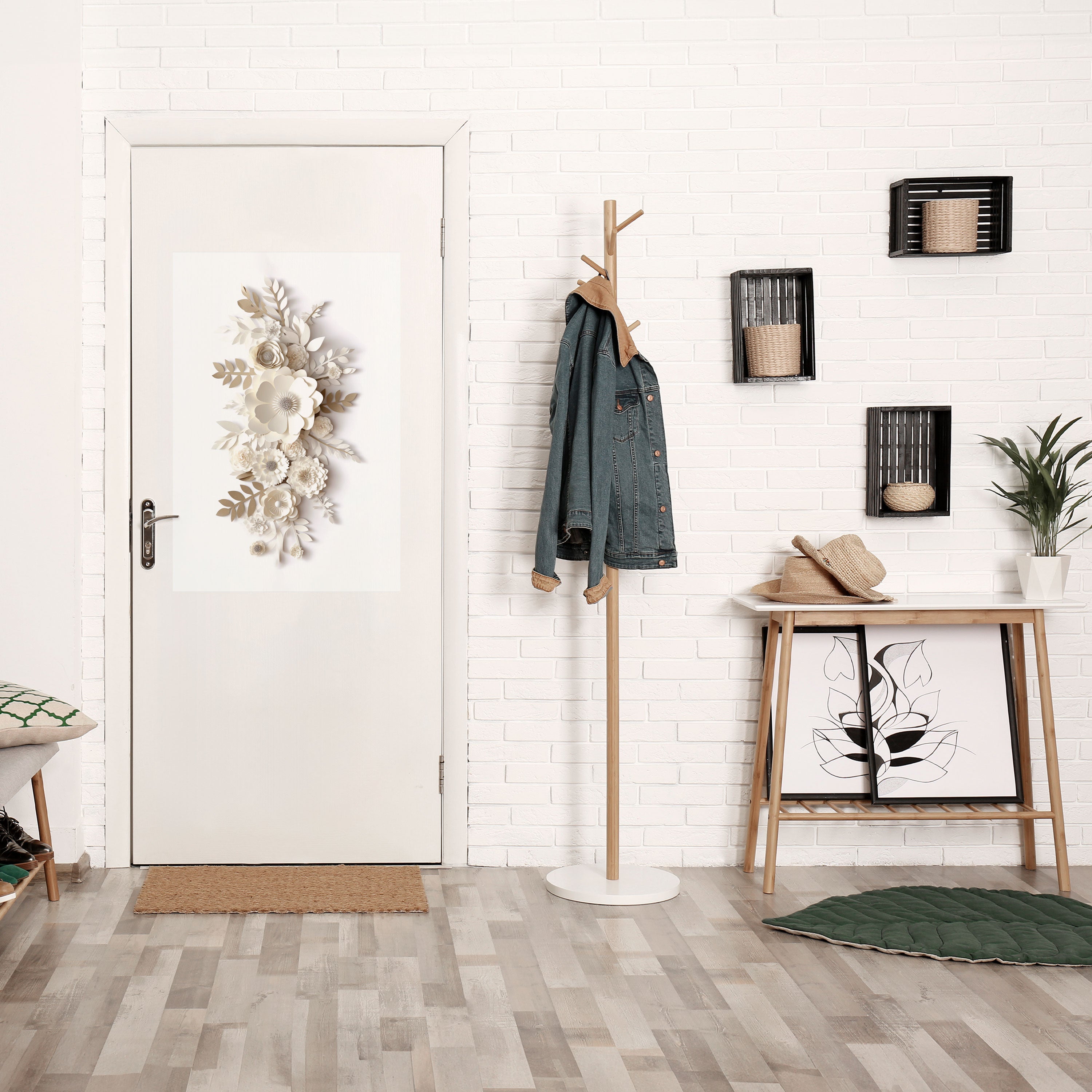 Affiche verticale autocollante « BLUSHING BOUQUET »