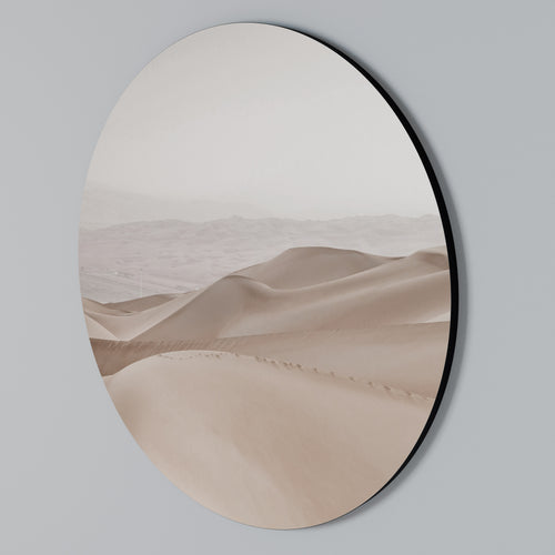 TRANQUIL TIDES Round Wall Art