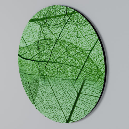 VEINS OF LIFE Round Wall Art