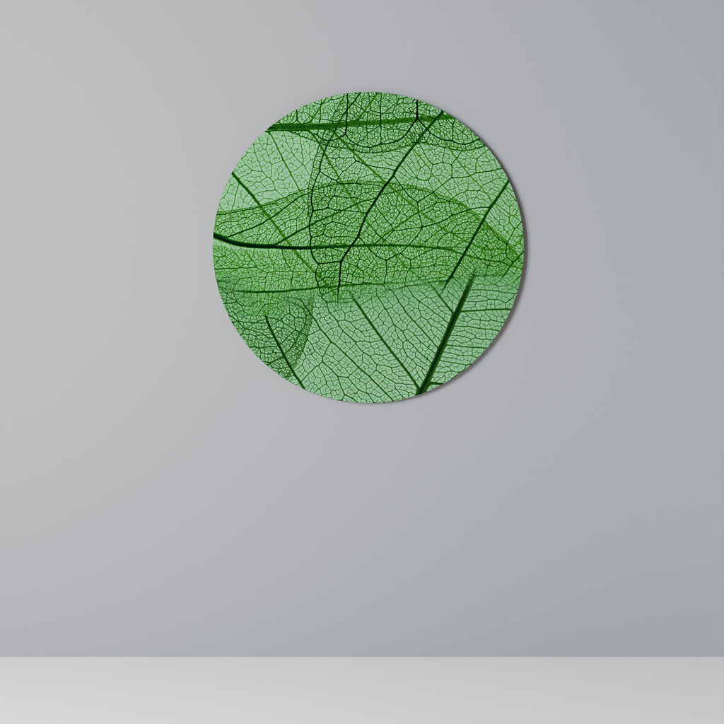 Art mural rond VEINES DE VIE