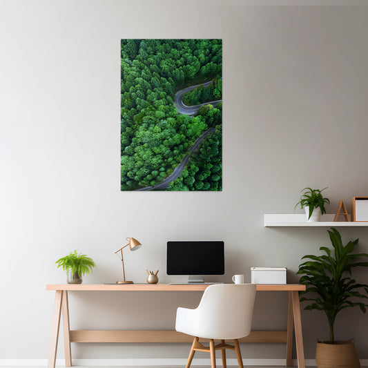 ENCHANTED FOREST RIDE Vertical Canvas Print
