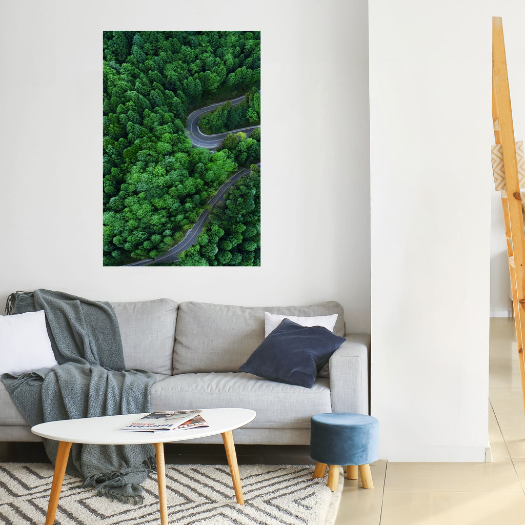 ENCHANTED FOREST RIDE Peel and Stick Vertical Poster