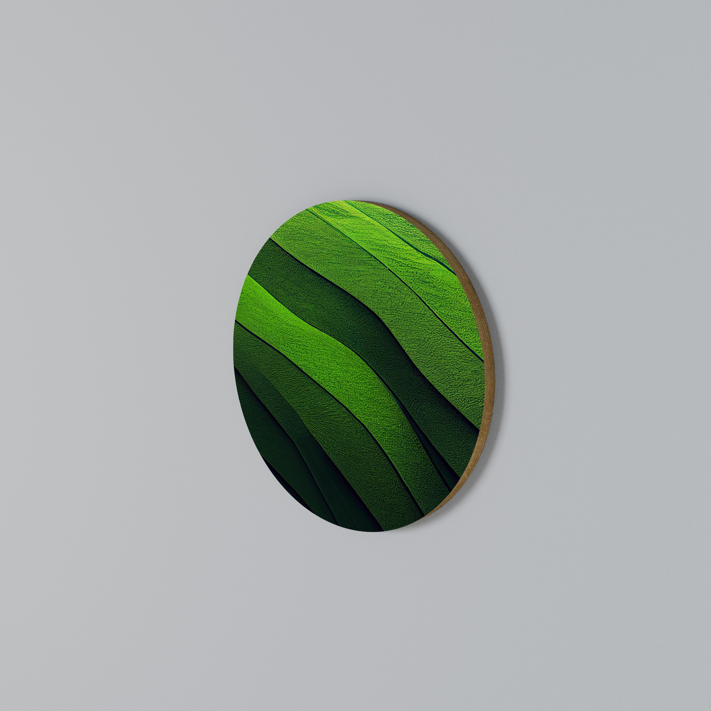 FRESH LANDSCAPE Round Wall Art