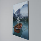 FOGGY MOUNTAIN OASIS Vertical Canvas Print