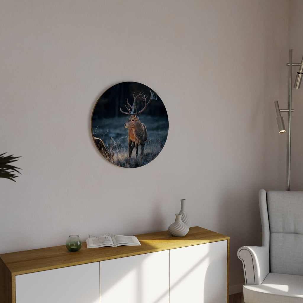 Décoration murale ronde ANTLERED REGALITY