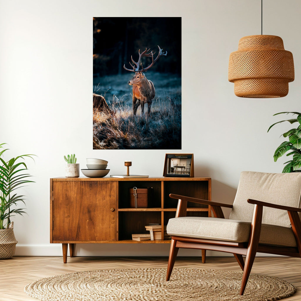 Affiche verticale autocollante Antlered Regality