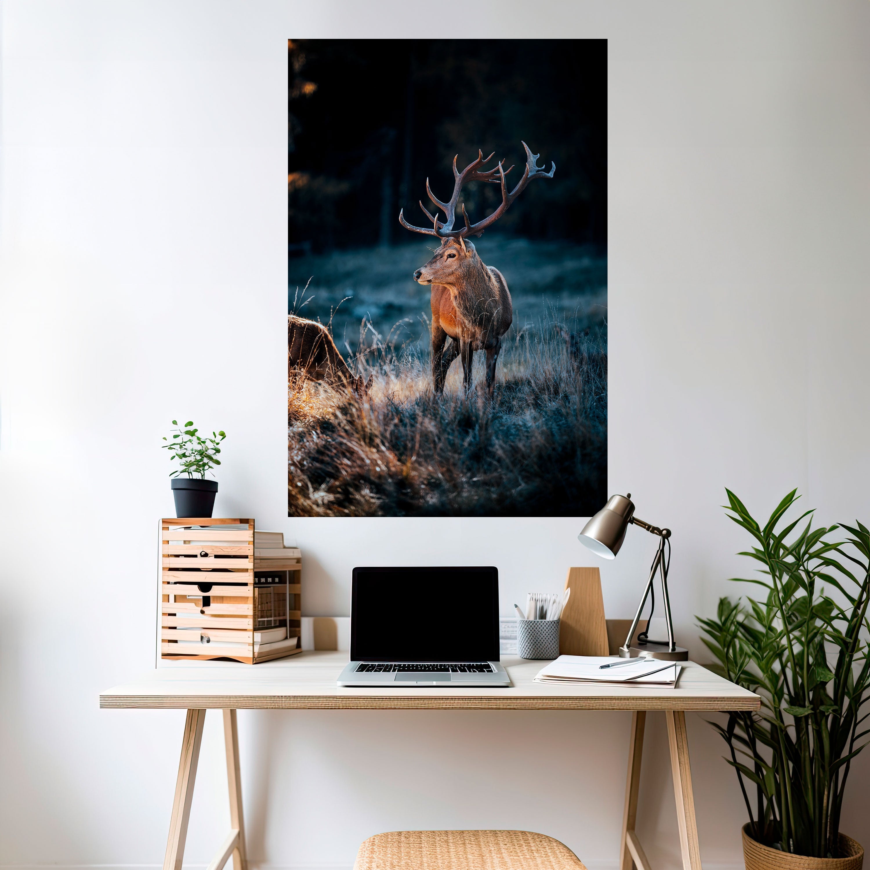 Affiche verticale autocollante Antlered Regality