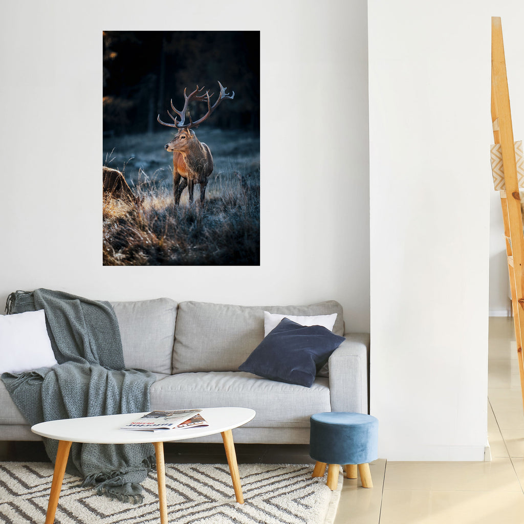 Affiche verticale autocollante Antlered Regality