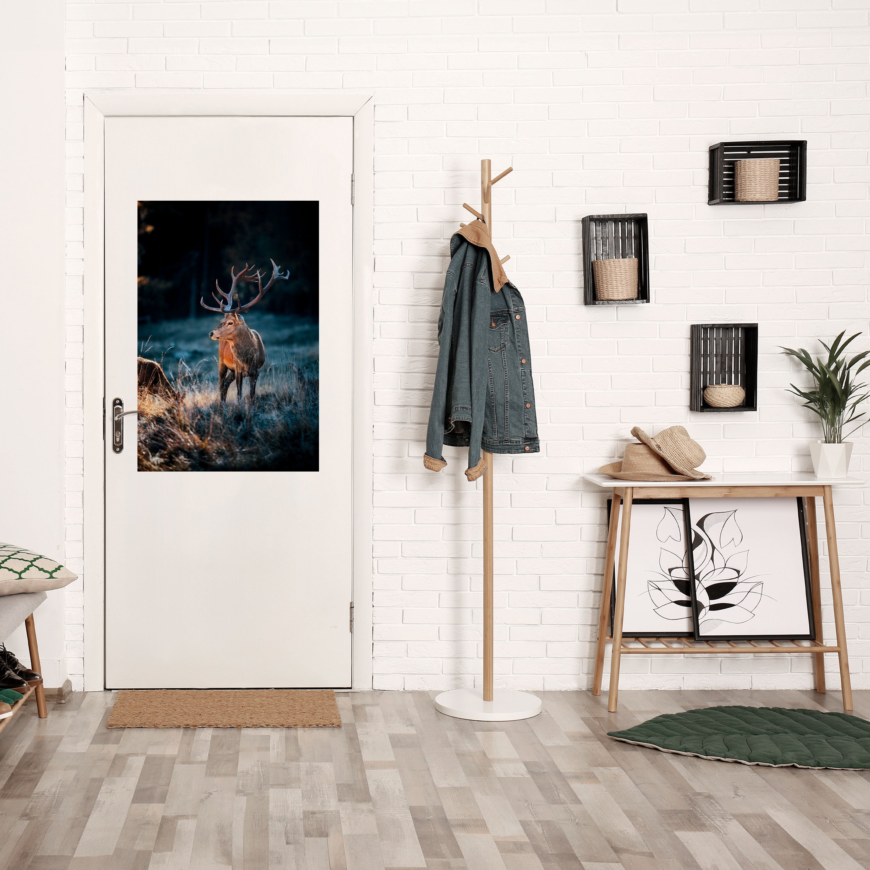 Affiche verticale autocollante Antlered Regality