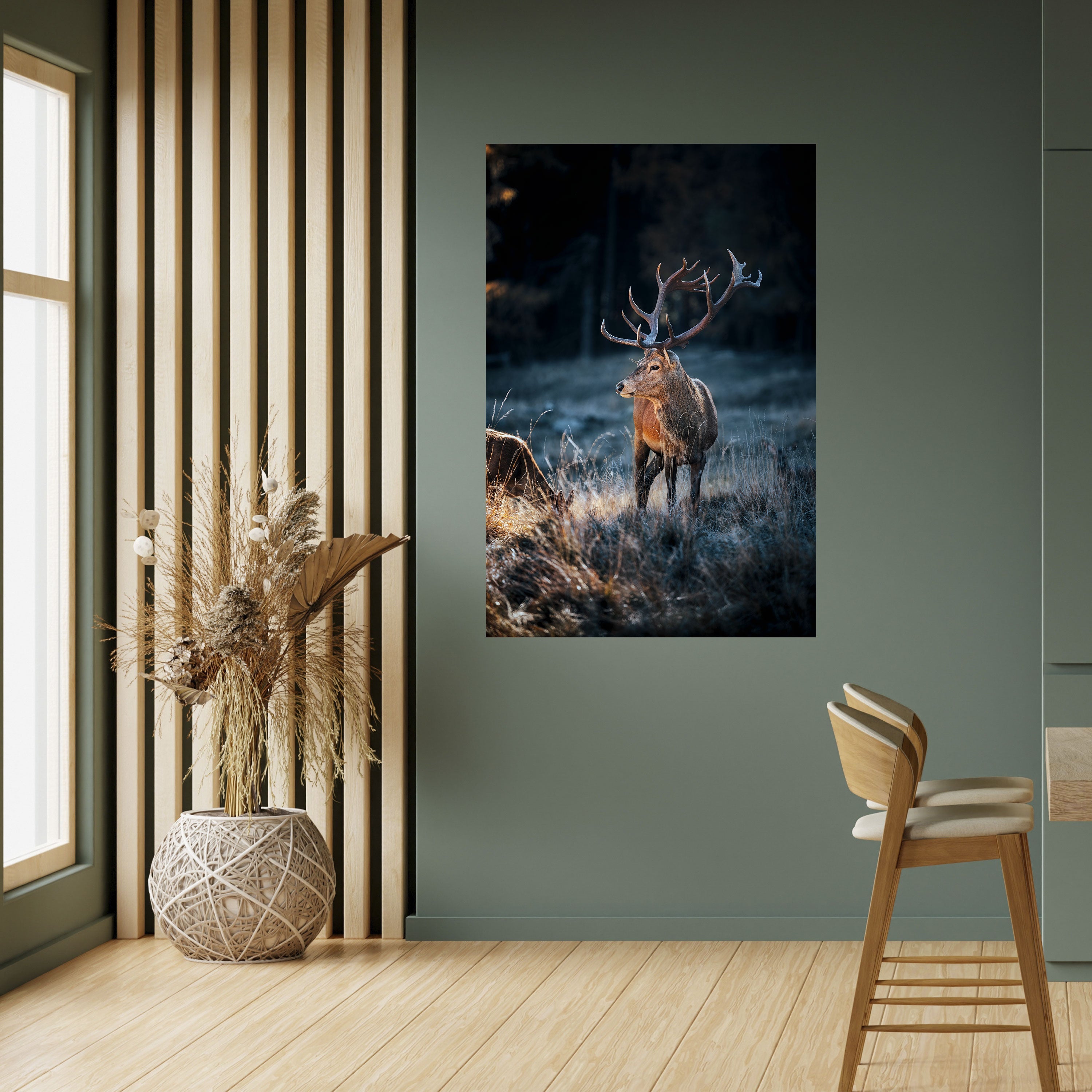 Affiche verticale autocollante Antlered Regality