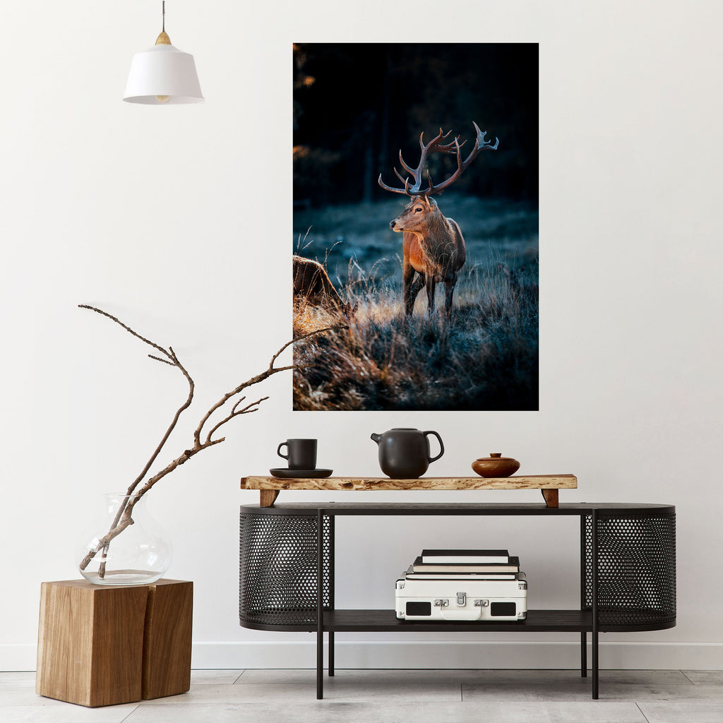 Affiche verticale autocollante Antlered Regality