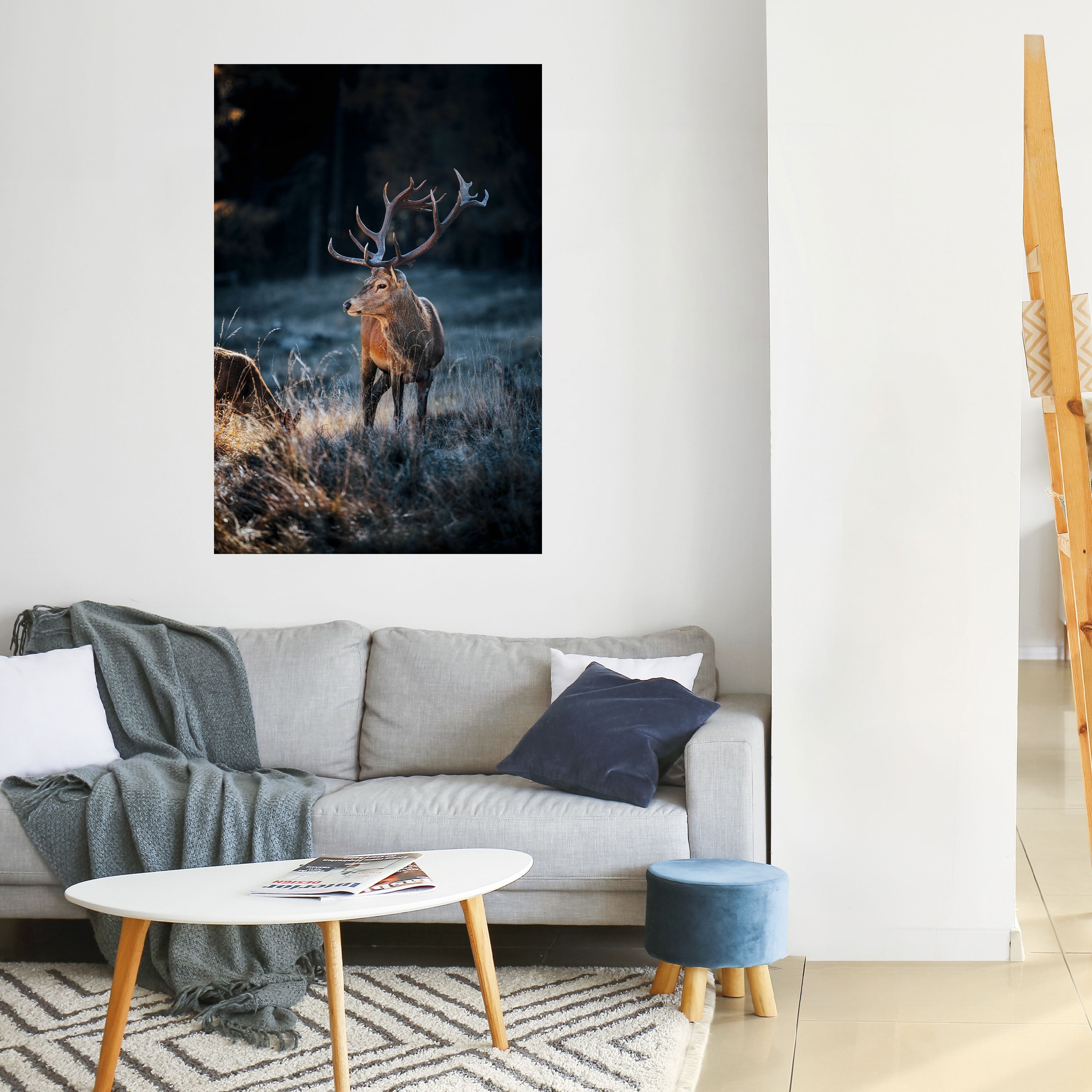 Affiche verticale autocollante Antlered Regality