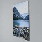 REFLECTIVE WATERS Vertical Canvas Print