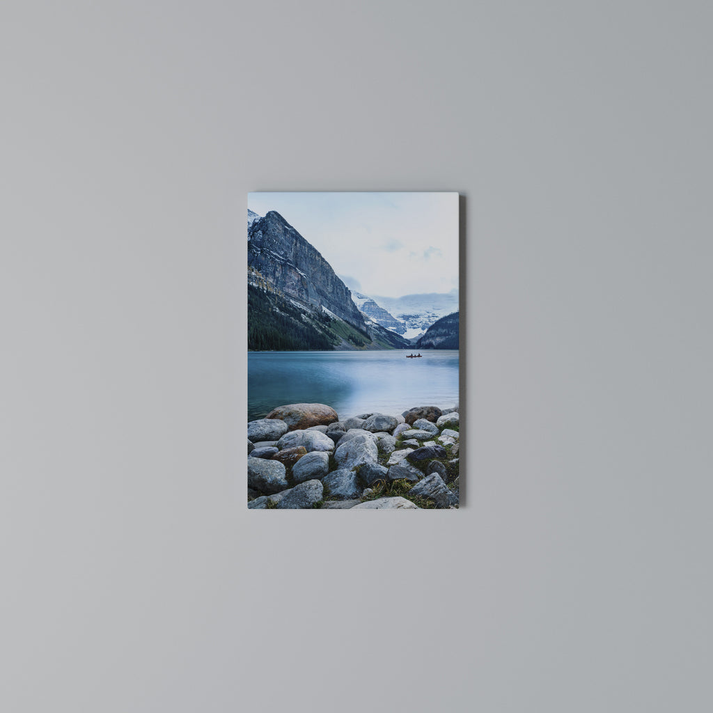 REFLECTIVE WATERS Vertical Canvas Print
