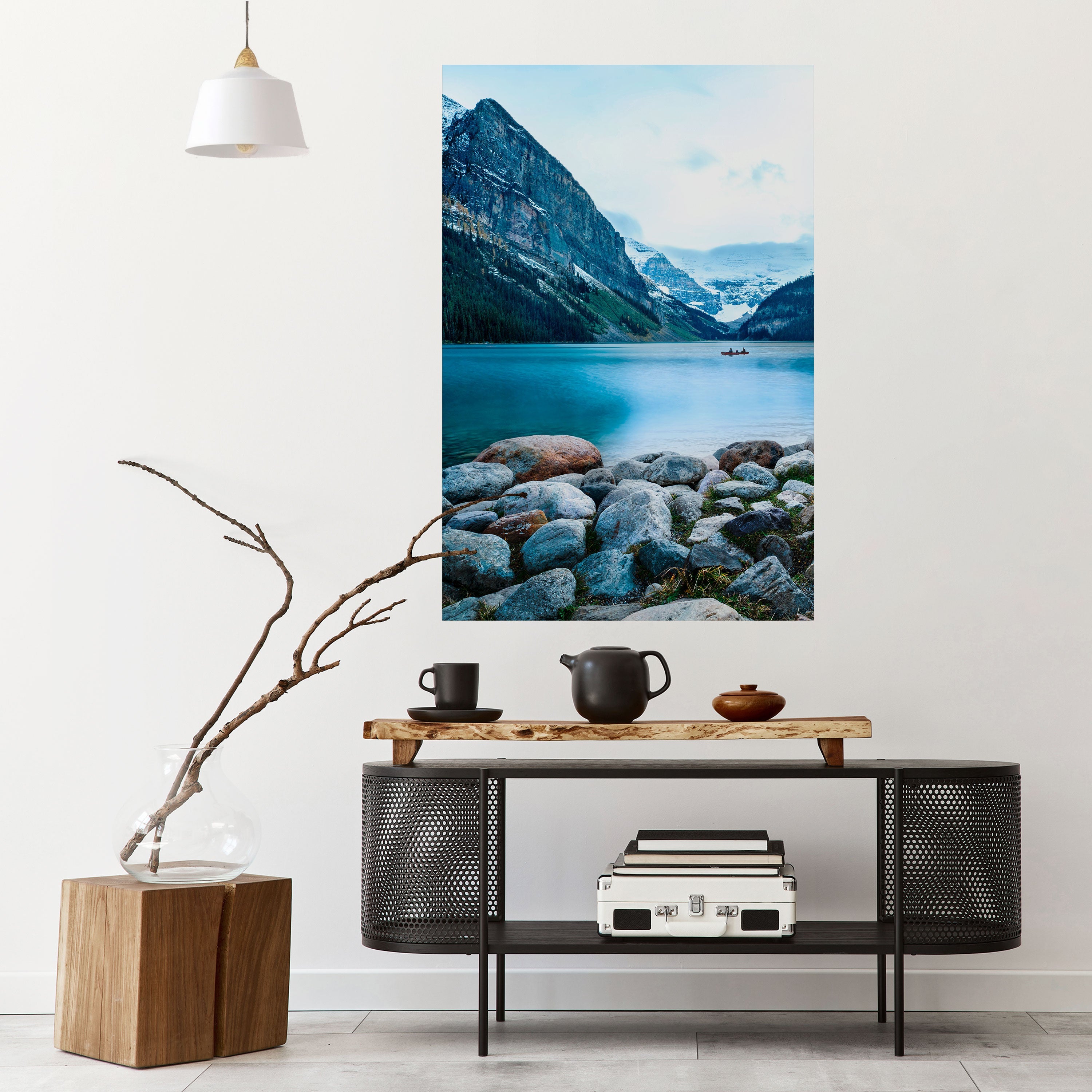 Affiche verticale autocollante EAUX RÉFLÉCHISSANTES