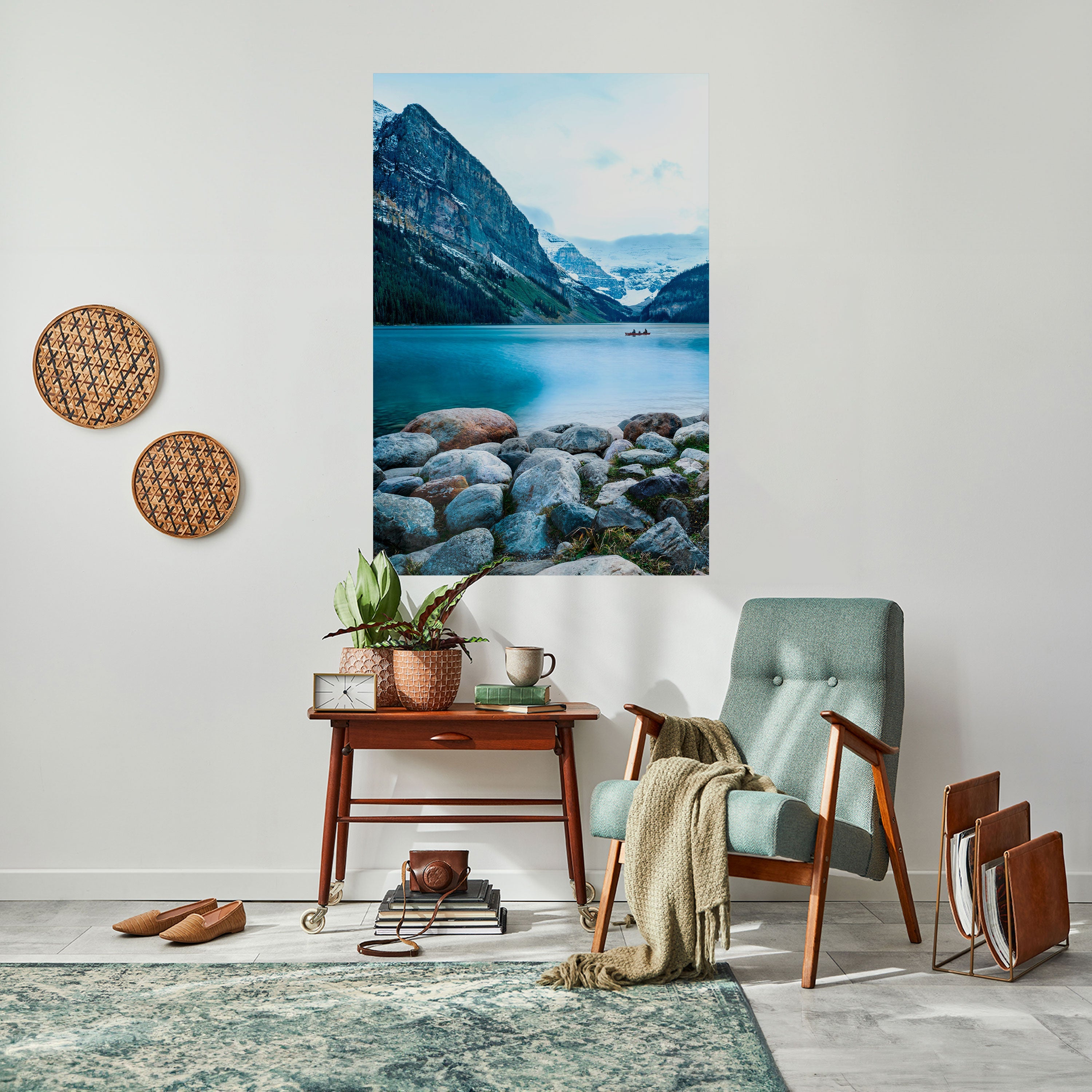 Affiche verticale autocollante EAUX RÉFLÉCHISSANTES