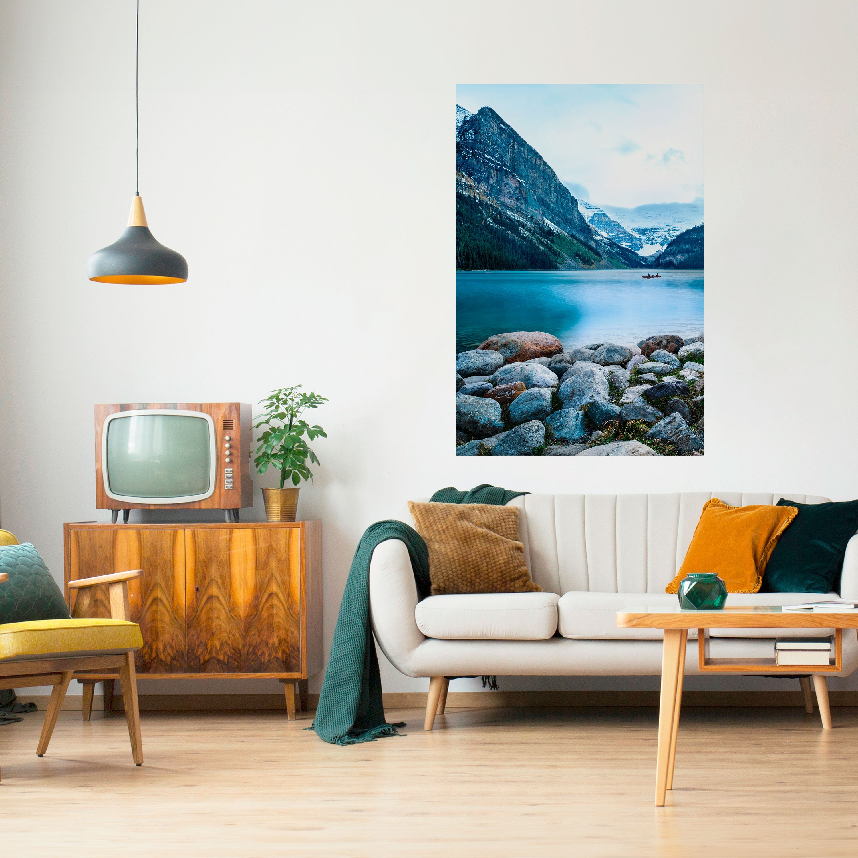 Affiche verticale autocollante EAUX RÉFLÉCHISSANTES