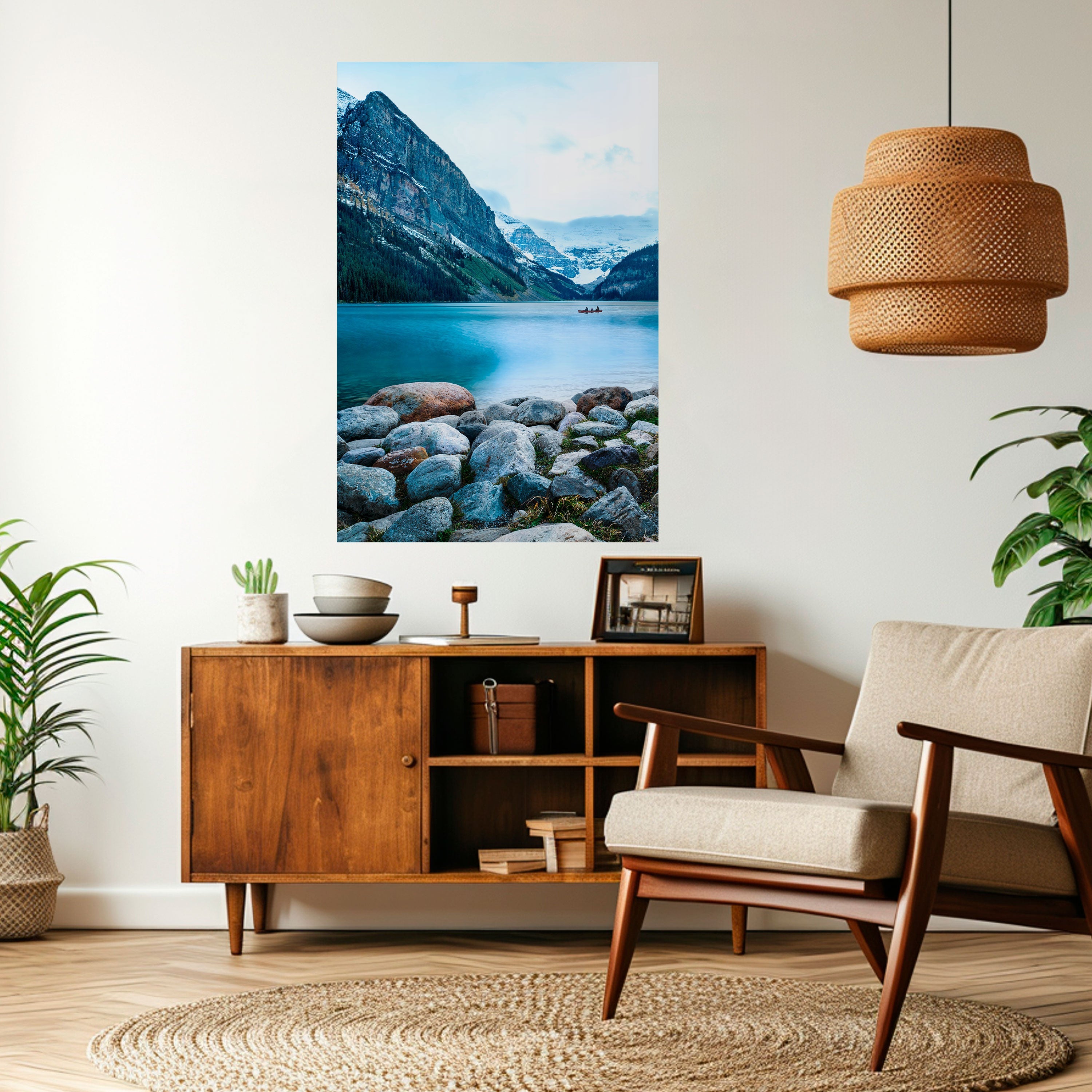 Affiche verticale autocollante EAUX RÉFLÉCHISSANTES