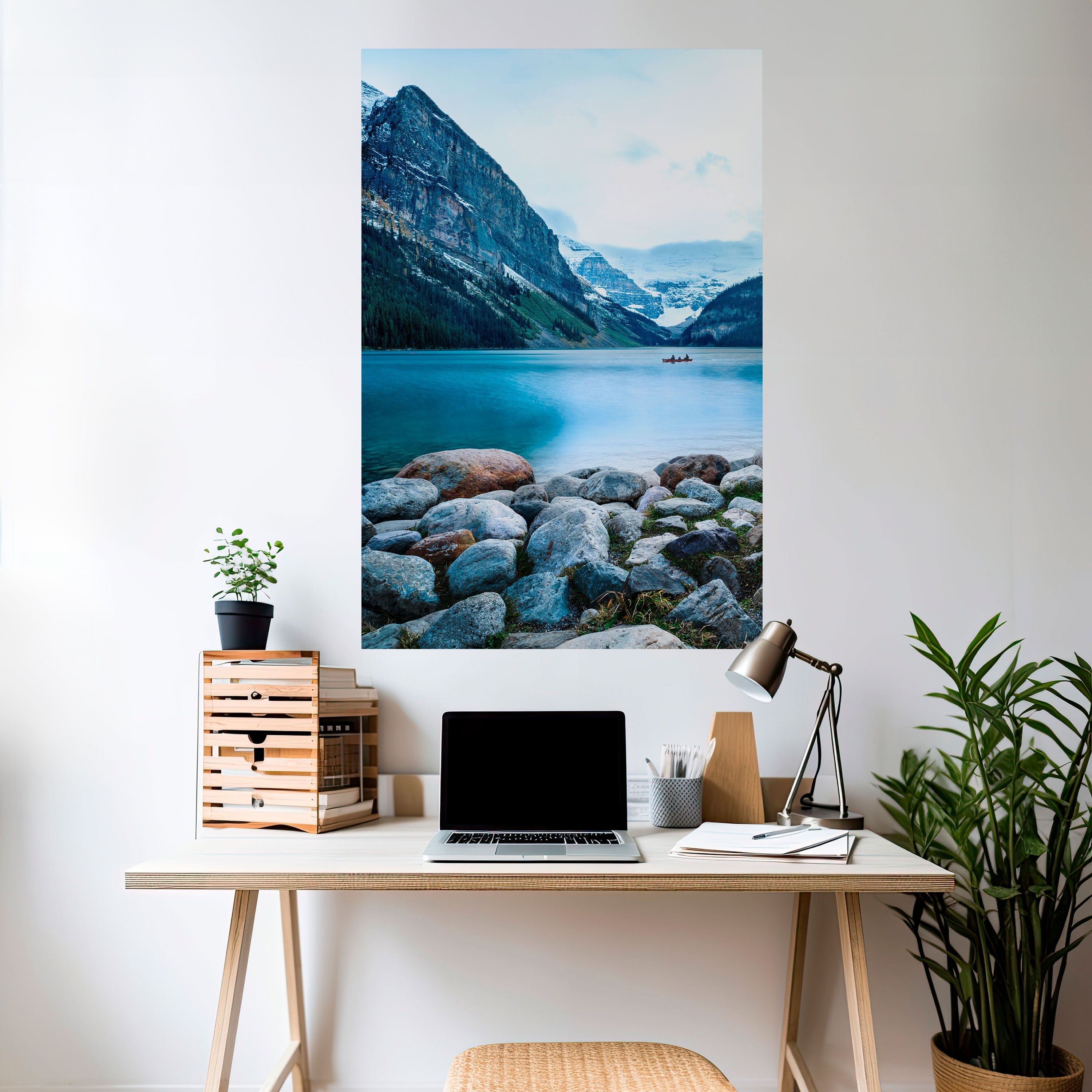 Affiche verticale autocollante EAUX RÉFLÉCHISSANTES