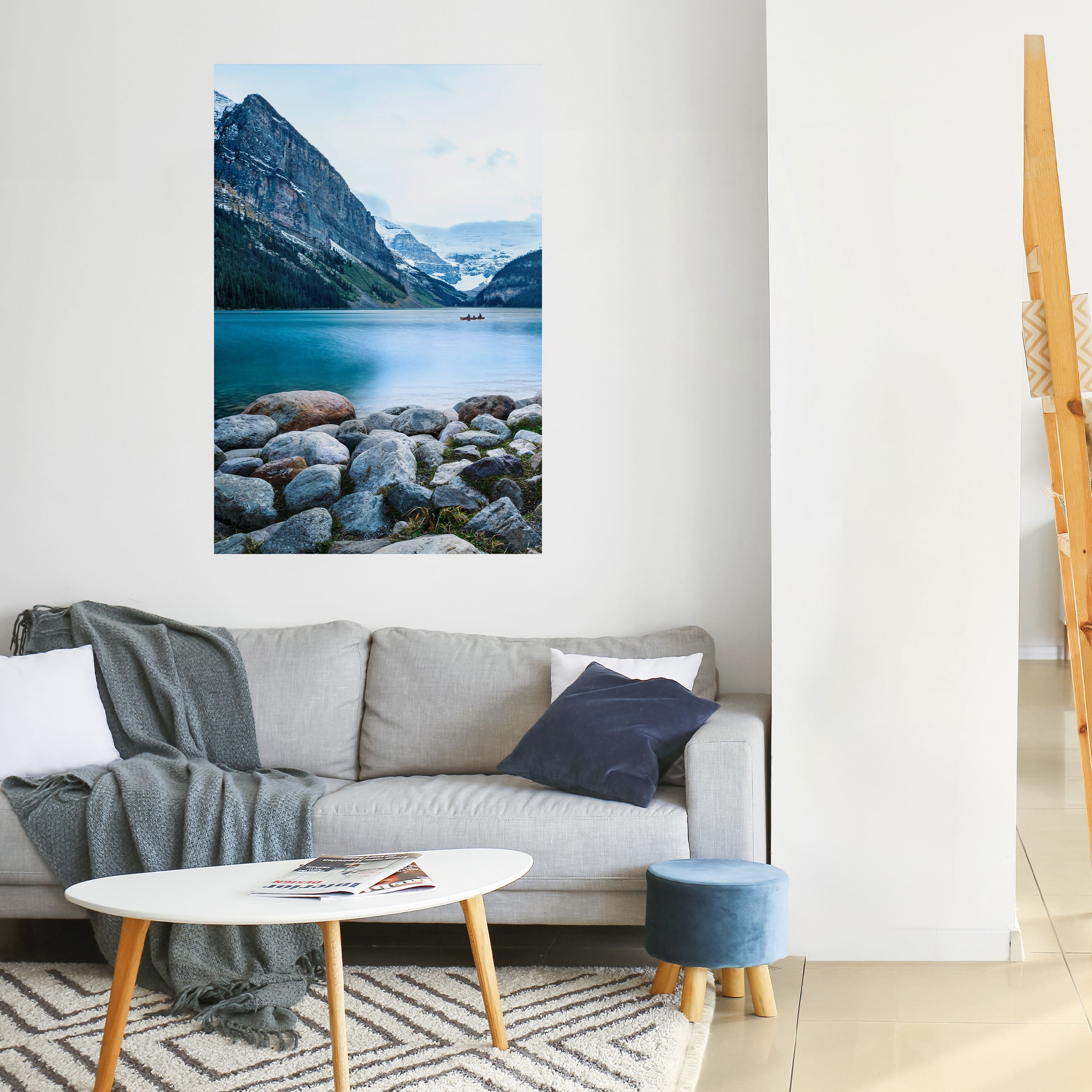 Affiche verticale autocollante EAUX RÉFLÉCHISSANTES