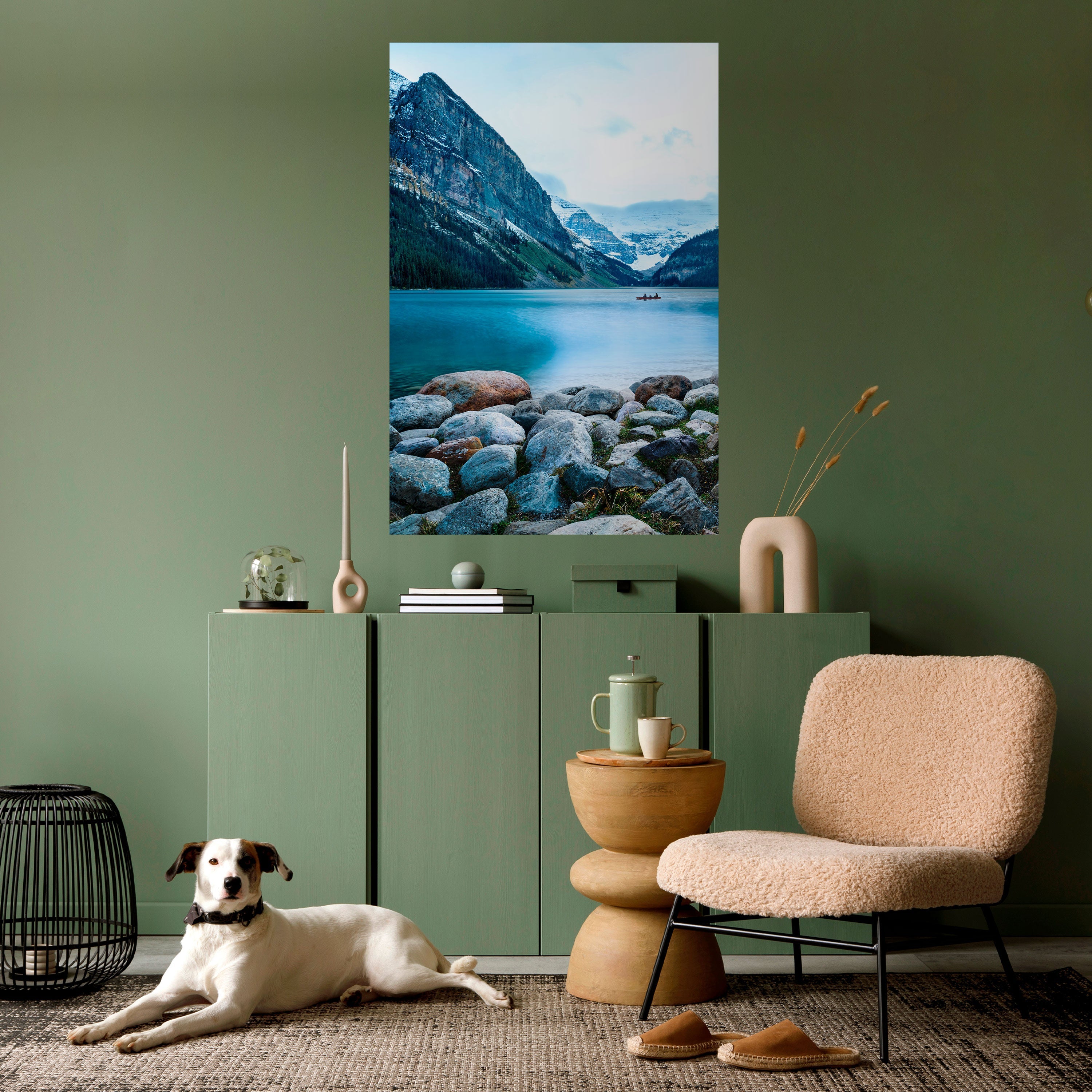 Affiche verticale autocollante EAUX RÉFLÉCHISSANTES