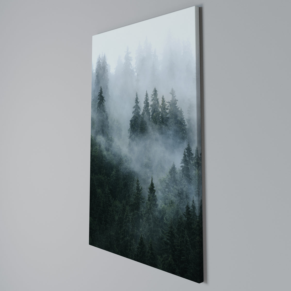 VEIL OF MIST Vertical Canvas Print