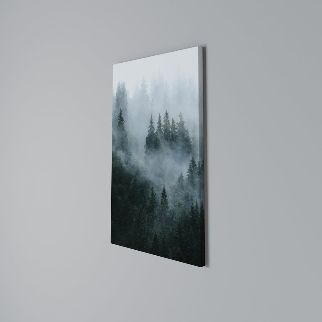 VEIL OF MIST Vertical Canvas Print