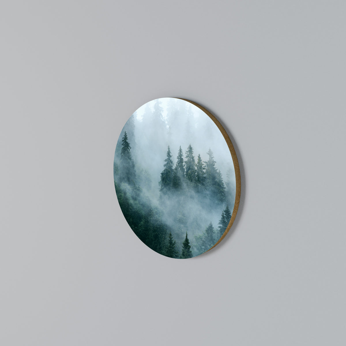VEIL OF MIST Round Wall Art