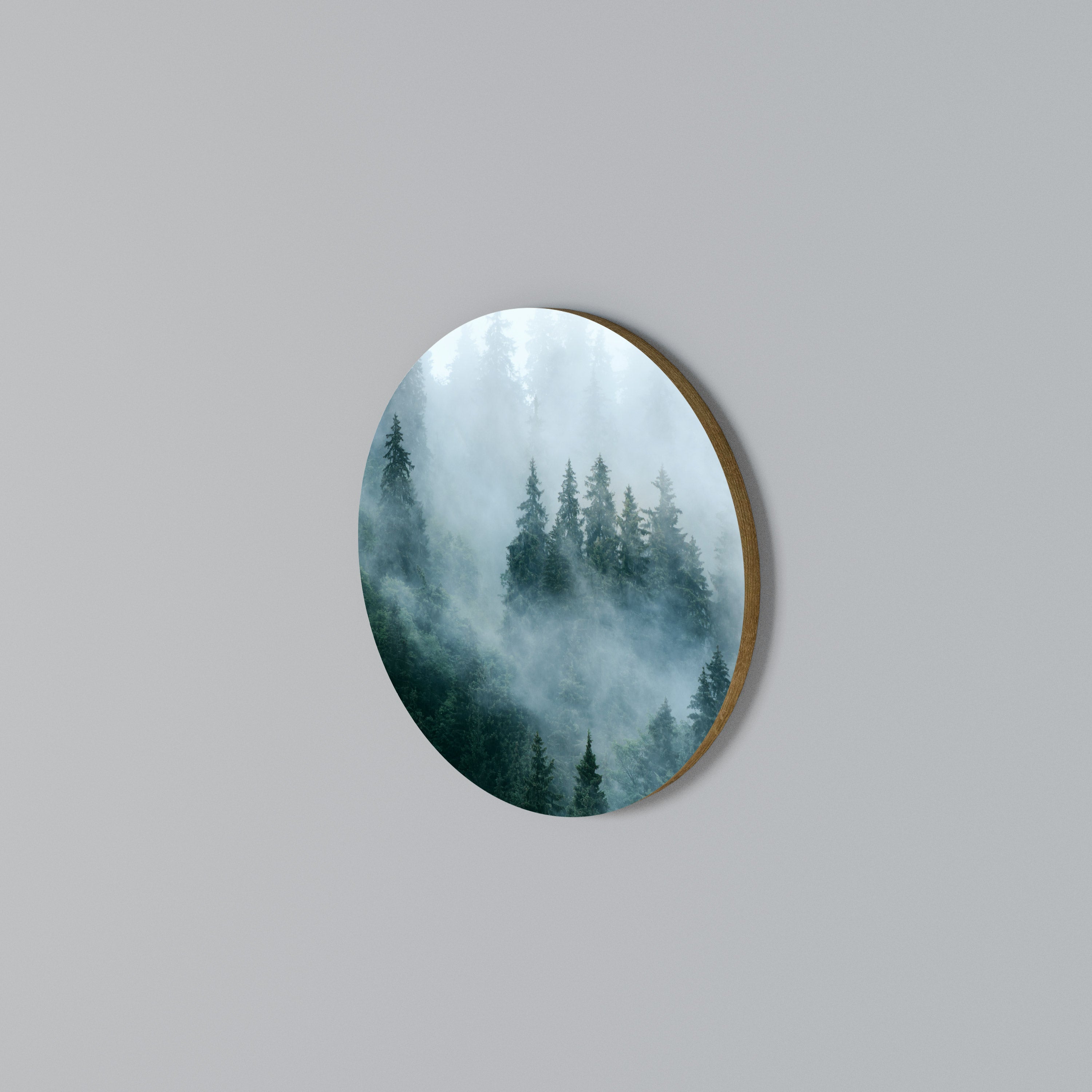 VEIL OF MIST Round Wall Art