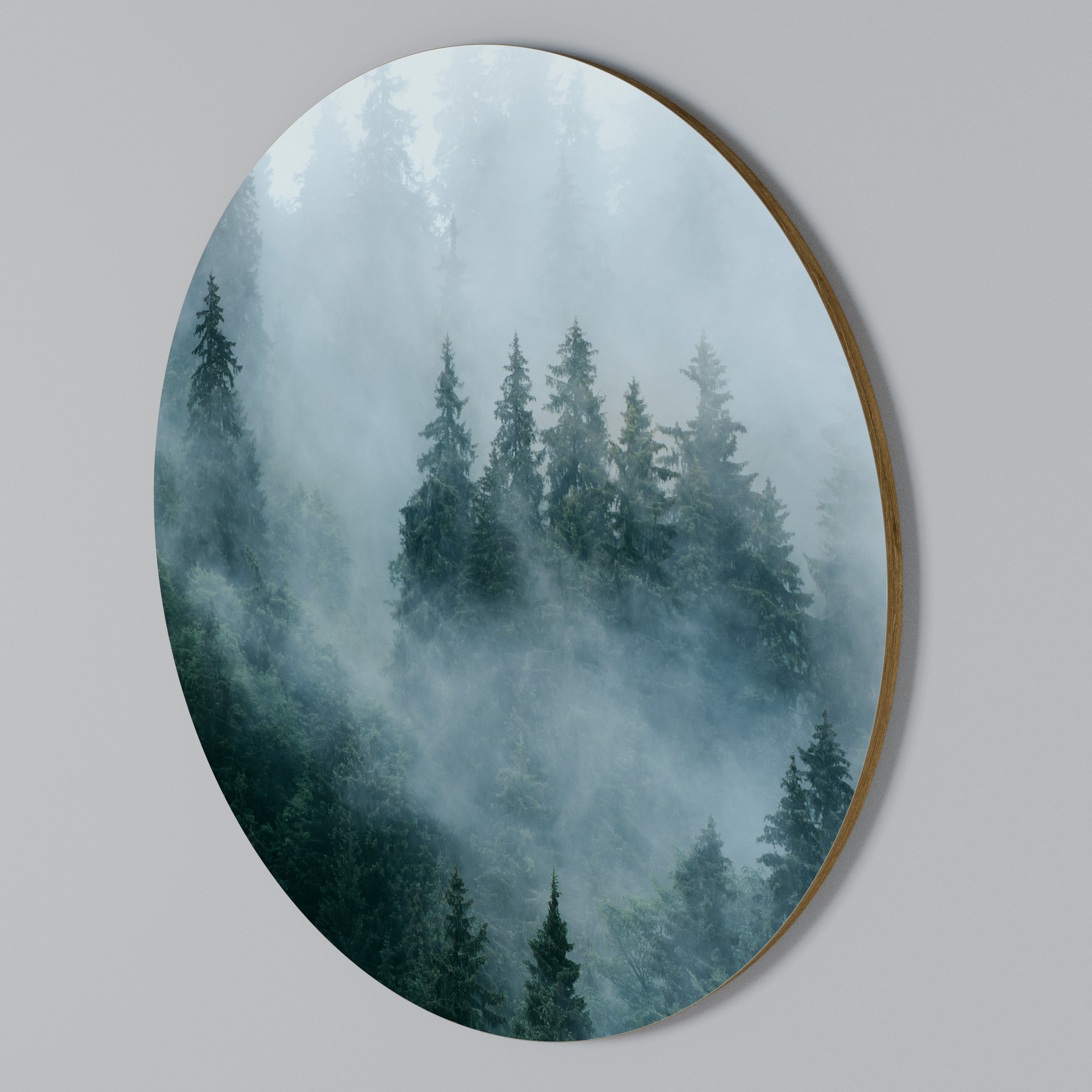 VEIL OF MIST Round Wall Art