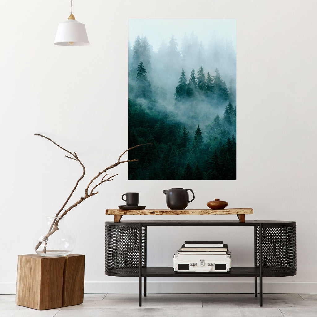 Affiche verticale autocollante VOILE DE BRUME