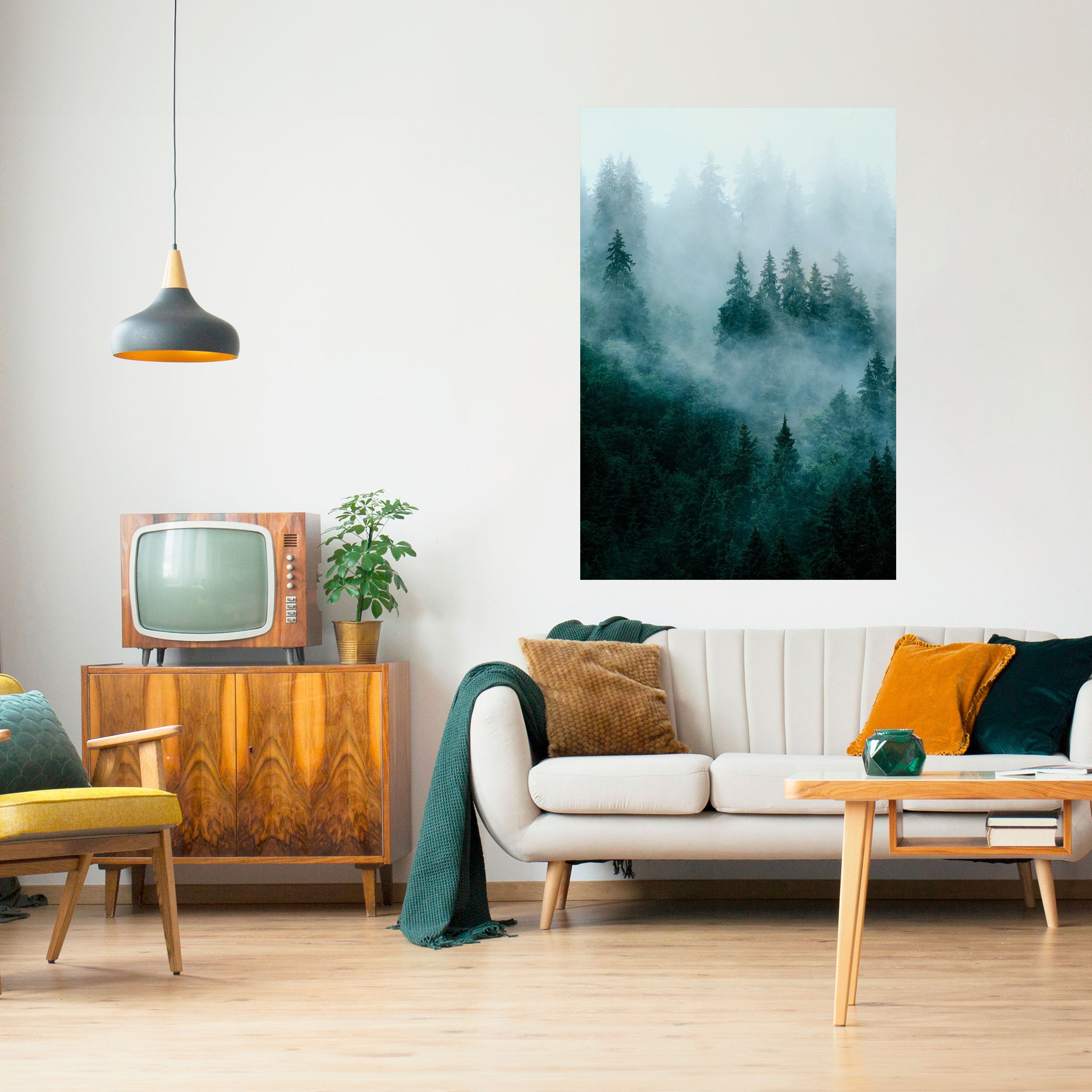 Affiche verticale autocollante VOILE DE BRUME