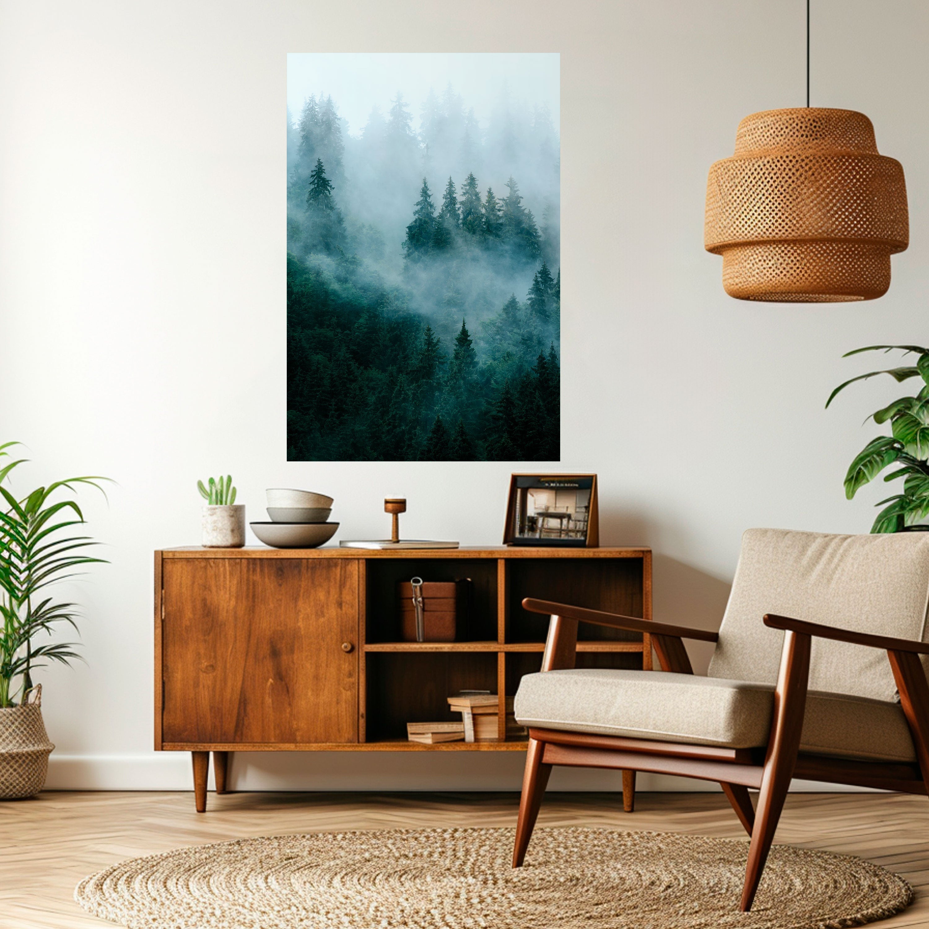 Affiche verticale autocollante VOILE DE BRUME